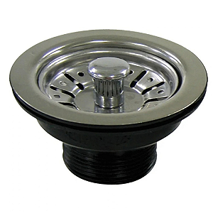 Válvula Americana Para Pia 3.1/2 Inox Pino CInza Japi