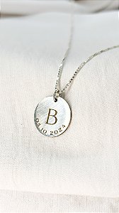 Colar Personalizado medalha Prata 925