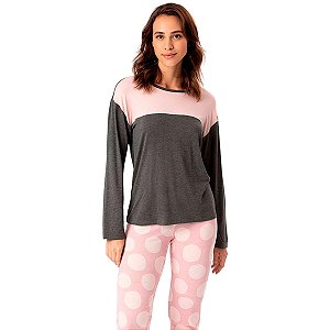 Pijama Feminino Longo Lua Cheia 9959