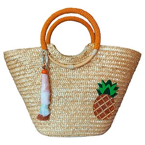 Bolsa De Praia Feminina Artesanal Palha SA001