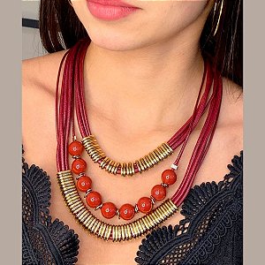 Colar, Feito a Mão, Feminino, Tamanho Médío, 370