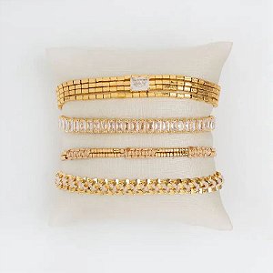 PULSEIRA ELOS FIO DE SEDA NUDE 2FIOS
