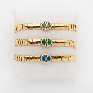 PULSEIRA ELOS CONDUÍTE INFINITOS DOURADO
