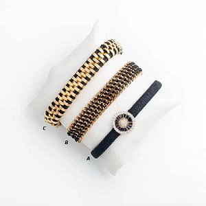 PULSEIRA ELOS TRAMOS FIOS DE SEDA (C)
