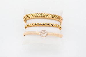 PULSEIRA ELOS MANDALA NUDE