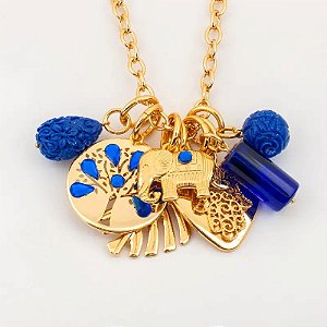 PENCA ÁRVORE DA VIDA AZUL MARINHO