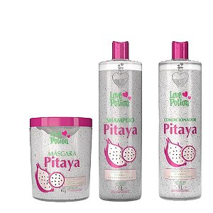 Kit Nutrição E Revitalização Pitaya Love Potion 3x1000ml