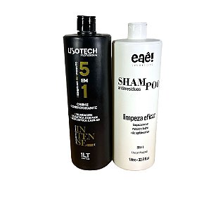 Kit Semi Definitiva Intense 5 Em 1 Lisstreme 2x1000ml