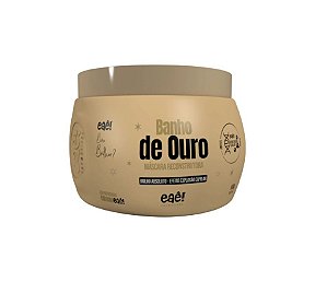 Máscara Reconstrutora Banho De Ouro Eaê Cosmeticos 500gr