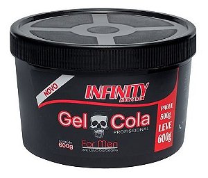 Gel Cola For Men Super Fixação Infinity Looks Hair 600gr