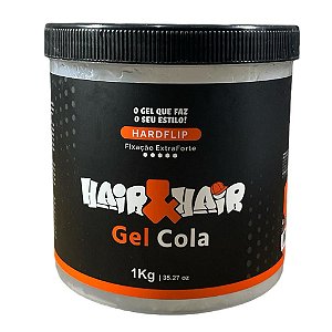 gel cola hair e hair super fixação infinity looks hair 1kg