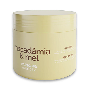 Máscara nutritiva óleo de macadamia eaê cosmeticos 500gr