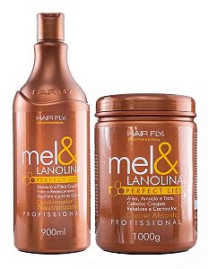 Kit Alisante Mel E Lanolina Hair Fly+ Neutralizante