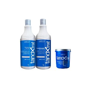 KIT NUTRIÇÃO E RECONSTRUÇÃO TANOXTRAT 7 ÓLEOS HAIR FLY 3X1000ML