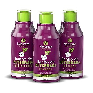 Kit Hidratação Home Care Banho De Beterraba