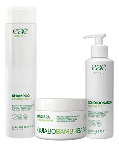Kit Home Care Pós Progressiva Quiabo Bambu Babosa Eaê Brazil