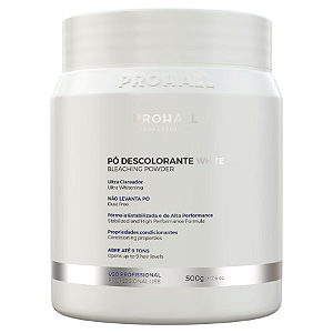 Prohall Pó Descolorante Branco Ultra Clareador Até 9 tons - 500g