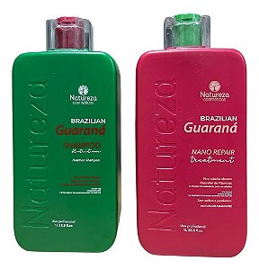 Kit Nano Repair Brazilian Guaraná 2x1l - Natureza Cosméticos