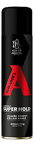 Hair Spray Super Hold Fixação & Brilho Alfa Look's 400ml
