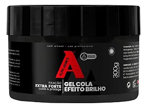 Gel Cola Incolor Fixação Extra Forte 300gr Alfa Looks