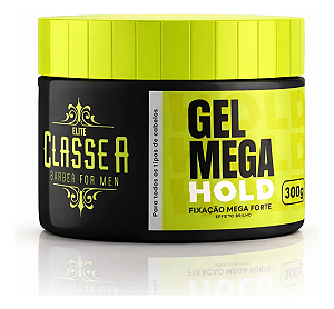 Gel Fixação Mega Forte Classe A 300g Mega Hold Incolor