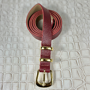 CINTO ANTONIA BORDO - COURO LEGÍTIMO - LARGURA DO CINTO 2,0CM