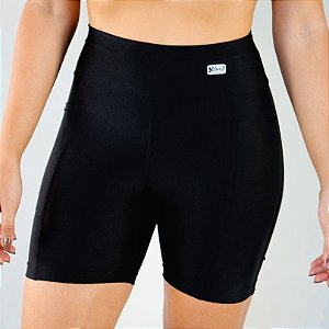 Bermuda Glow com bolsos preto