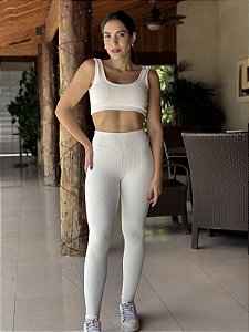 Calça legging Flow branco
