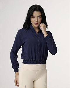 Jaqueta Bomber azul marinho
