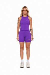 Short Myla roxo médio