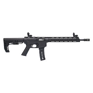 Rifle CBC Delta .22LR - Cano 14.5" Oxidado - Coronha Preta