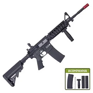 RIFLE DE AIRSOFT M4 CARBINE SA-C03 BLACK LINHA CORE C-SERIES - SPECNA ARMS