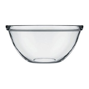 Tigela Bowl Plus Vidro Preparo Com Tampa 4,0L