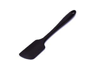 Espátula Reta Silicone 28Cm Preto