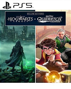 Pacote Edição Deluxe Hogwarts Legacy + Harry Potter: Campeões do Quadribol para PS5