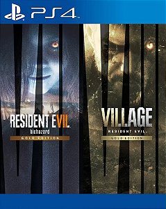 Resident Evil 7 Gold Edition & Village Gold Edition PS4 Mídia Digital
