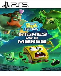 Bob Esponja: Titãs da Maré PS5 Mídia Digital