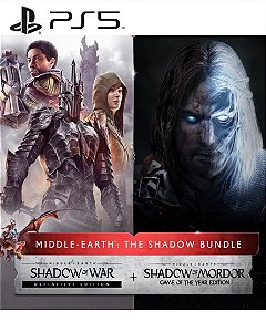 Terra-média: Conjunto das Sombras PS5 Mídia Digital