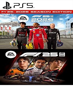 F1 25 Edição da Temporada 2026 Jogo e Atualização PS5 Mídia Digital