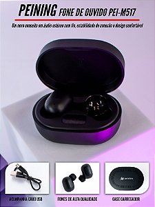 WB Fone de ouvido bluetooth In-ear Ivor, Intra-Auricular, Sem fio,  Esportivo, Design Minimalista, Bateria 7h, Ponteiras magnéticas, IPX5