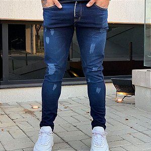 Calça Skinny – Azul Petróleo Masculina