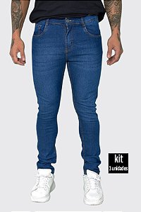 Kit 3 Calças – Skinny Masculino Premium