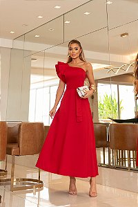 Vestido Luiza vermelho