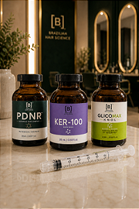 KIT PDNR + GLICOMAX + KER-100 - 3 unidade de cada um