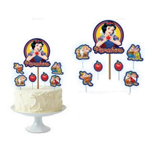 TOPO DE BOLO FESTA BRANCA DE NEVE - REF.: 314027 - 07 UNIDADE - PIFFER