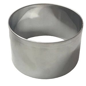 ARO CORTADOR REDONDO DE INOX N7 - 10 X 4 CM - COD AR007 - COM 01 UNIDADE - RS ACESSÓRIOS