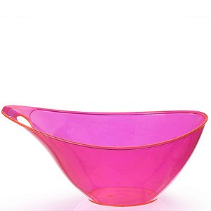 PETISQUEIRA BOWL ROSA NEON - 01 UNIDADE - OLD PLAST