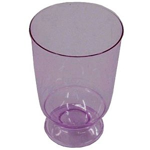 MINI TAÇA PARA DOCES LILÁS - 25ML - 10 UNIDADES - PLASTILÂNIA