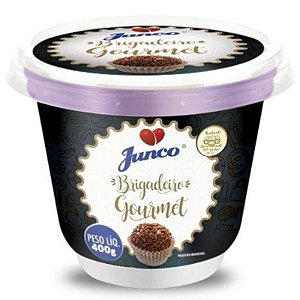 DOCE DE BRIGADEIRO GOURMET PRONTO - SOBREMESA LACTEA COM CHOCOLATE - 400G - JUNCO