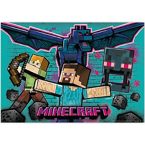 DECORACAO DE BOLO MINECRAFT GRAFITE 01 un. : : Brinquedos e  Jogos